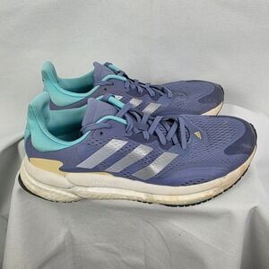 Adidas‎ Solarboost 3 Women's Running Shoes Purple Teal Silver Size 7 GY6060